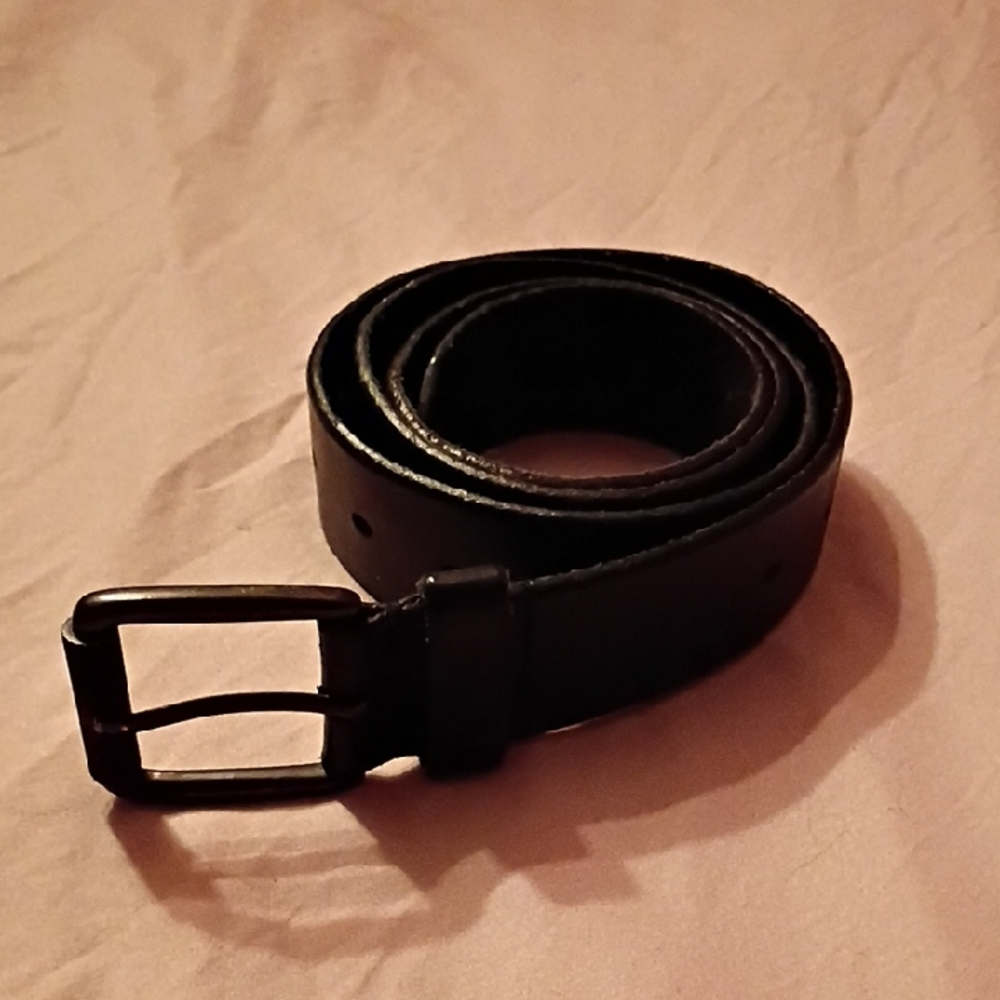 Black Leather Belt